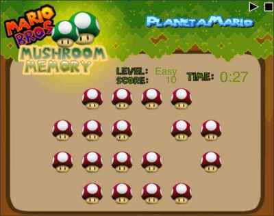 Mario Bros - Mushroom Memory