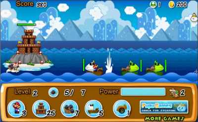 Mario Sea War