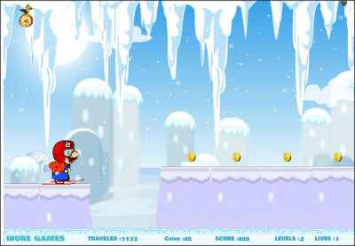 Mario Snow Fun