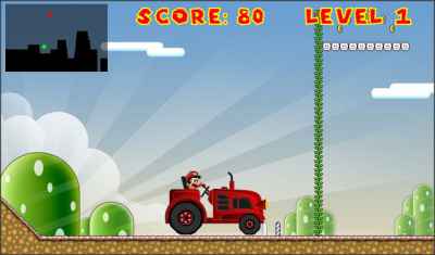 Tractor mario Vs Bullet Bill