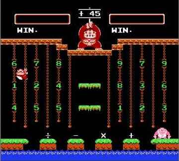   Donkey Kong Jr. Math 