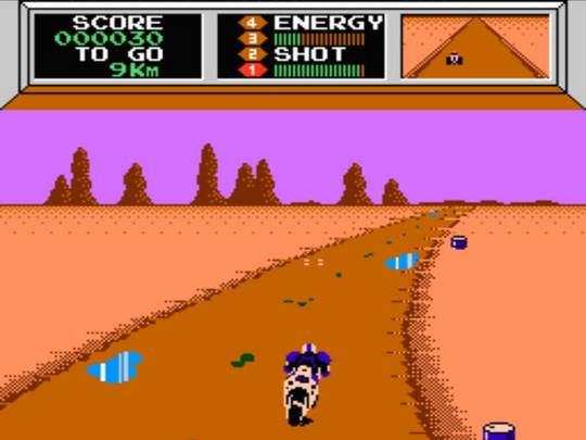 Игра Денди Mach Rider (Всадник) онлайн