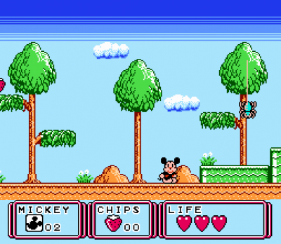 Игра Денди Mickey Mouse - Dream Balloon (Микки Маус - Мечты о Воздушном Шаре) онлайн