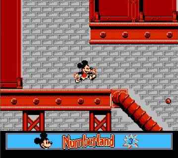 Игра Денди Mickey's Adventures in Numberland (Приключения Микки) онлайн