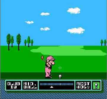 Игра Денди NES Open Tournament Golf (Денди Открытый турнир по гольфу) онлайн
