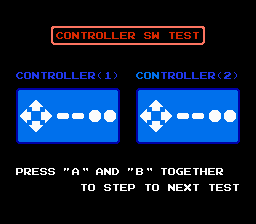 Игра Денди NES Test Cart (Official Nintendo) (Картридж для проверки общего состояния приставки) онлайн