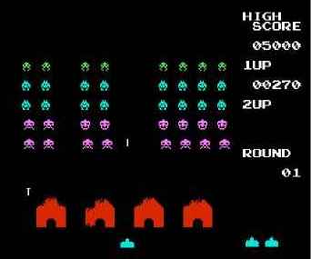 Игра Денди Space Invaders (Космические Захватчики) онлайн