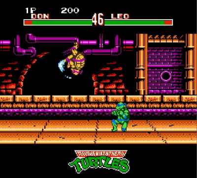 Игра Денди Teenage Mutant Ninja Turtles - Tournament Fighters (Черепашки 4) онлайн