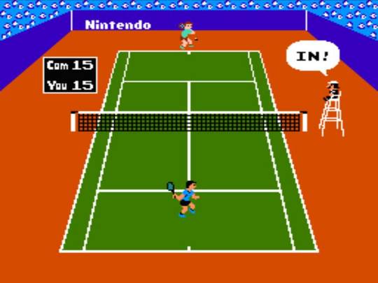Игра Денди Tennis (Теннис) онлайн