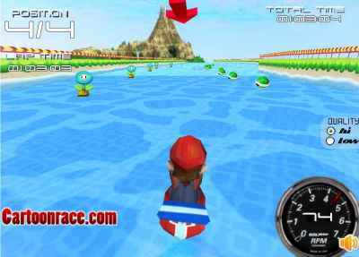 Mario Jetski Race