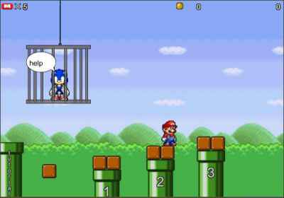 Super Mario Save Sonic